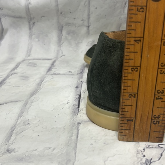 Loro Piana Open Walk Chukka Ankle Boots Moss Green Suede - Picture 14 of 14